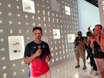 Nike chief shares insights and future designs at Art of Victory Exhibit in Paris.(Shrenik Avlani) Nike chief shares insights and future designs at Art of Victory Exhibit in Paris.(Shrenik Avlani)