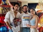Saif Ali Khan had a happy birthday with his family. Saif Ali Khan had a happy birthday with his family.