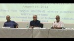 MNNIT officials led by director Prof RS Verma (centre) addressing media persons on Friday. (HT) MNNIT officials led by director Prof RS Verma (centre) addressing media persons on Friday. (HT)