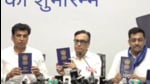 The campaign was launched by party treasurer and MP Ajay Maken, along with All India Congress Committee ST department president Rajesh Lilothia (Twitter Photo) The campaign was launched by party treasurer and MP Ajay Maken, along with All India Congress Committee ST department president Rajesh Lilothia (Twitter Photo)
