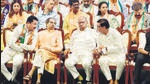 Those present at Friday’s MVA meeting included Shiv Sena (UBT) chief Uddhav Thackeray, NCP chief Sharad Pawar and state Congress president Nana Patole. (Bhushan Koyande/HT Photo) Those present at Friday’s MVA meeting included Shiv Sena (UBT) chief Uddhav Thackeray, NCP chief Sharad Pawar and state Congress president Nana Patole. (Bhushan Koyande/HT Photo)