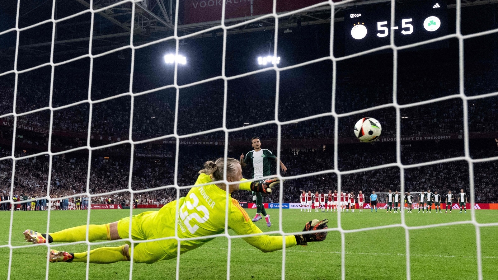 34 penalty kicks! Records tumble as Ajax beat Panathinaikos 13-12 in marathon UEFA Europa League qualifier shootout | Football News – Hindustan Times
