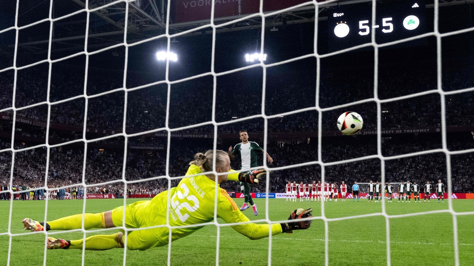 34 penalty kicks! Records tumble as Ajax beat Panathinaikos 13-12 in  marathon UEFA Europa League qualifier shootout | Football News – Hindustan  Times