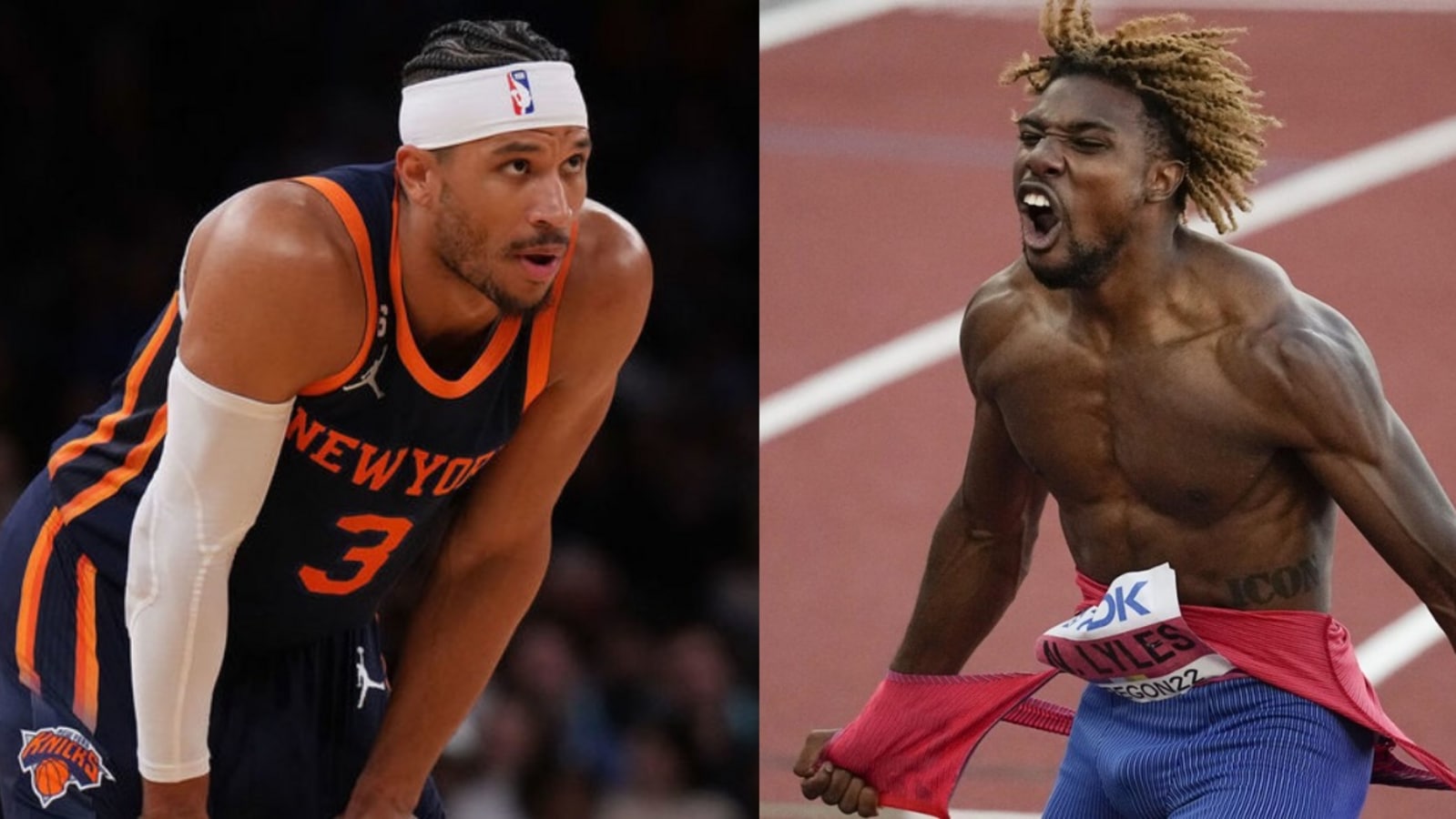 Knicks' Josh Hart admits he ‘really wanted’ Noah Lyles to lose at Paris Olympics