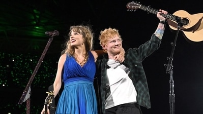 Taylor Swift and Ed Sheeran perform together in London (instagram) Taylor Swift and Ed Sheeran perform together in London (instagram)
