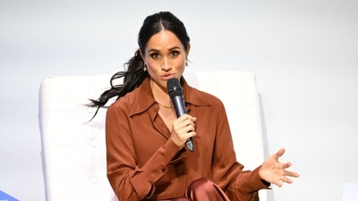 American actress Meghan Markle speaks during the 'Responsible Digital Future' forum in Bogota on August 15, 2024. Prince Harry and his wife,. (Photo by Raul ARBOLEDA / AFP) (AFP) American actress Meghan Markle speaks during the 'Responsible Digital Future' forum in Bogota on August 15, 2024. Prince Harry and his wife,. (Photo by Raul ARBOLEDA / AFP) (AFP)