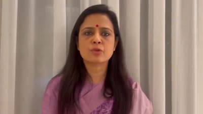 Trinamool Congress (TMC) MP Mahua Moitra. (X/Mahua Moitra) Trinamool Congress (TMC) MP Mahua Moitra. (X/Mahua Moitra)