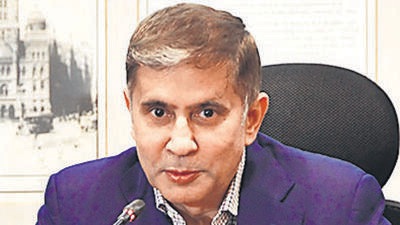 Municipal Commissioner Bhushan Gagrani at the BMC office Municipal Commissioner Bhushan Gagrani at the BMC office
