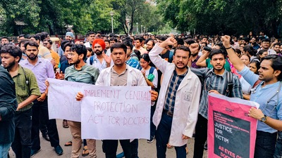 Amid nationwide strikes, Resident Doctors' Associations (RDA)across Delhi have announced that they will be holding a joint protest on Friday (PTI)