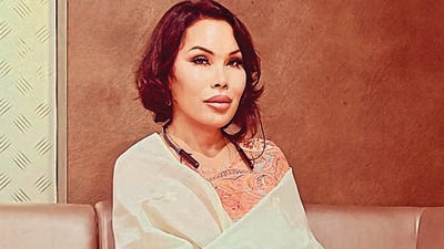 Santa Khurai’s work is focussed on getting more recognition to the lives of queer people in the Northeast. Santa Khurai’s work is focussed on getting more recognition to the lives of queer people in the Northeast.
