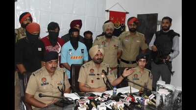The Jalandhar rural police arrested four members of the Jaggu Bhagwanpuria gang after a 70-km chase on the Jalandhar-Batala highway on Friday. (HT File) The Jalandhar rural police arrested four members of the Jaggu Bhagwanpuria gang after a 70-km chase on the Jalandhar-Batala highway on Friday. (HT File)