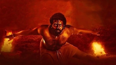 A still of actor Rishab Shetty from the film Kantara A still of actor Rishab Shetty from the film Kantara