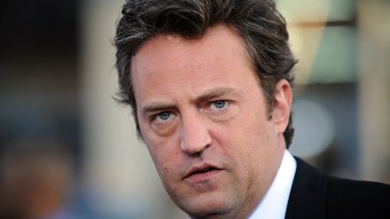 (FILES) Actor Matthew Perry arrives at the Los Angeles premiere of 17 Again at the Grauman's Chinese Theater in Hollywood, California, April 14, 2009. 'Friends' actor Matthew Perry dies aged 54 (Photo by Gabriel BOUYS / AFP)(AFP)