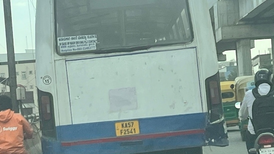 Bengaluru woman claims that a BMTC bus cornered and damaged her car, ADGP responds