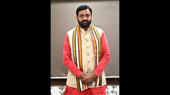 Haryana chief minister Nayab Singh Saini (HT File)