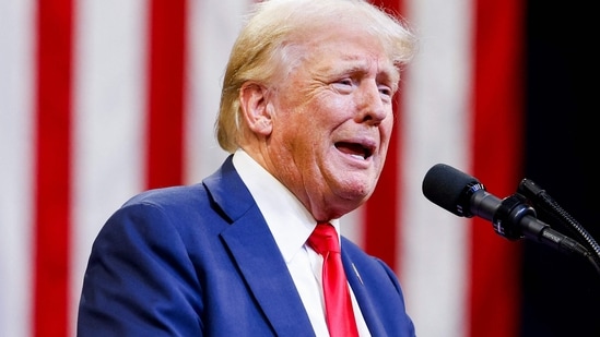 BOZEMAN, MONTANA - AUGUST 09: Republican presidential nominee, former U.S. President Donald Trump (Getty Images via AFP)