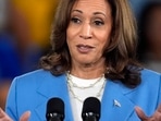 Vice President Kamala Harris speaks at a campaign event at Hendrick Center for Automotive Excellence on the Scott Northern Wake Campus of Wake Tech Community College in Raleigh, N.C., Friday, Aug. 16, 2024. AP/PTI(AP08_17_2024_000010A)