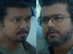 Vijay saves Vijay's life in the trailer of The Greatest of All Time. Vijay saves Vijay's life in the trailer of The Greatest of All Time.