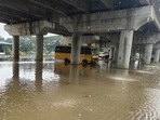The SWR has arranged bus services to assist stranded passengers while repairs are underway. (HT)(HT_PRINT) The SWR has arranged bus services to assist stranded passengers while repairs are underway. (HT)(HT_PRINT)