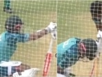 Babar Azam endured a rough net session as Pakistan's team prepares for the Test series against Bangladesh Babar Azam endured a rough net session as Pakistan's team prepares for the Test series against Bangladesh