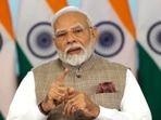 New Delhi: Prime Minister Narendra Modi speaks at the 3rd Voice of Global South Summit through video conferencing, in New Delhi, Saturday, Aug. 17, 2024. 