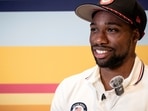 American Olympic champion Noah Lyles shared his childhood days from the cult in a podcast episode.
 (AP Photo/Aurelien Morissard)