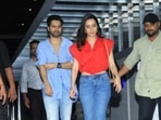 Shraddha Kapoor and Varun Dhawan in Stree's Lamborghini Shraddha Kapoor and Varun Dhawan in Stree's Lamborghini