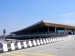 Terminal-3 of Chaudhry Charan Singh International Airport in Lucknow (HT FIle Photo)
