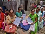 Womens collecting documents and certificates for the Mukhyamantri Majhi Ladki Bahin Yojana. ( Praful Gangurde / HT Photo )