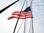 NEW YORK, NEW YORK - JUNE 14: An American flag is seen waving in the wind NEW YORK, NEW YORK - JUNE 14: An American flag is seen waving in the wind
