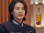 BTS member Suga from the new episode of his drinking game, Suchwita.