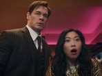 John Cena and Awkwafina in a still from Jackpot!