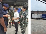 Fluorine leakage reported at Lucknow airport's Terminal 3, emergency teams on site Fluorine leakage reported at Lucknow airport's Terminal 3, emergency teams on site