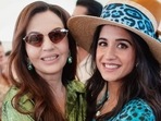 Nita Ambani and Radhika Merchant celebrated Independence Day in London. Nita Ambani and Radhika Merchant celebrated Independence Day in London.