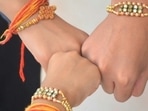 Tying the sacred rakhi is a promise of love, care, and protection.