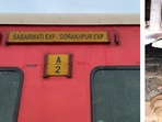 Sabarmati Express derails: Ahmedabad-bound train 'hit by objects placed on track' near Kanpur. Sabarmati Express derails: Ahmedabad-bound train 'hit by objects placed on track' near Kanpur.