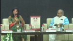 IMF deputy managing director Gita Gopinath (L) with NK Singh, chairman of 15th Finance Commission, at the diamond jubilee conference of Delhi School of Economics. (Delhi School of Economics) IMF deputy managing director Gita Gopinath (L) with NK Singh, chairman of 15th Finance Commission, at the diamond jubilee conference of Delhi School of Economics. (Delhi School of Economics)