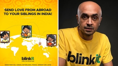 Blinkin CEO Albinder Dhindsa’s post on international orders for Raksha Bandhan is viral. (X/@albinder) Blinkin CEO Albinder Dhindsa’s post on international orders for Raksha Bandhan is viral. (X/@albinder)