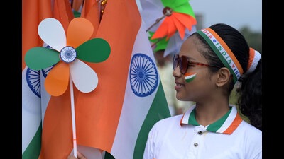 For the past four years, flag hoisting has been done at the hospital campus. (HT PHOTO) For the past four years, flag hoisting has been done at the hospital campus. (HT PHOTO)