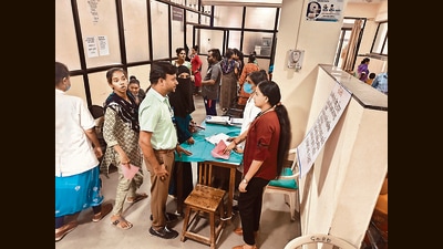 However, public healthcare facilities excluding Sassoon General Hospital (SGH) reported an increased footfall of patients. (MAHENDRA KOLHE/ HT PHOTO) However, public healthcare facilities excluding Sassoon General Hospital (SGH) reported an increased footfall of patients. (MAHENDRA KOLHE/ HT PHOTO)
