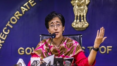 Delhi minister and AAP leader Atishi. (PTI)