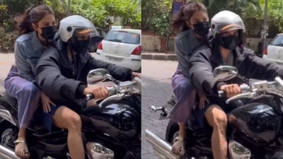 Rhea Chakraborty was seen with rumoured boyfriend Nikhil Kamath. Rhea Chakraborty was seen with rumoured boyfriend Nikhil Kamath.