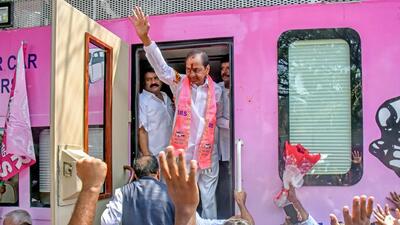 The last time BRS president K Chandrasekhar Rao made an appearance on July 25, when he came to the assembly for the first time after losing power in the November 30 assembly polls. (ANI) The last time BRS president K Chandrasekhar Rao made an appearance on July 25, when he came to the assembly for the first time after losing power in the November 30 assembly polls. (ANI)