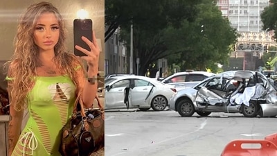 Maecee Marie Lathers, 24, confessed to have been driving under the influence of Pink Cocaine or tusi on August 10 when she caused a three-way car crash, killing two people in downtown Miami. (Video snap from CBS Miami)