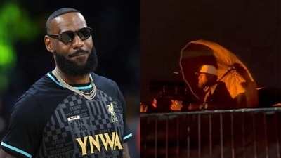 LeBron James spotted at Adele's Munich monthlong residency spanning from August 2 to 31. LeBron James spotted at Adele's Munich monthlong residency spanning from August 2 to 31.