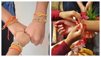Tying the sacred rakhi is a promise of love, care, and protection. Tying the sacred rakhi is a promise of love, care, and protection.