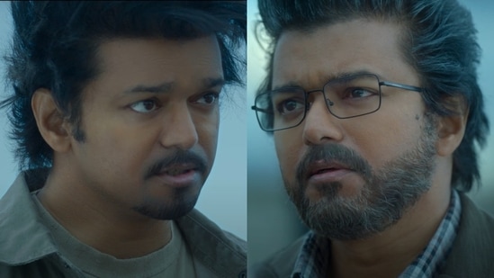 The GOAT trailer: Vijay plays both father and son in this time-travel ...