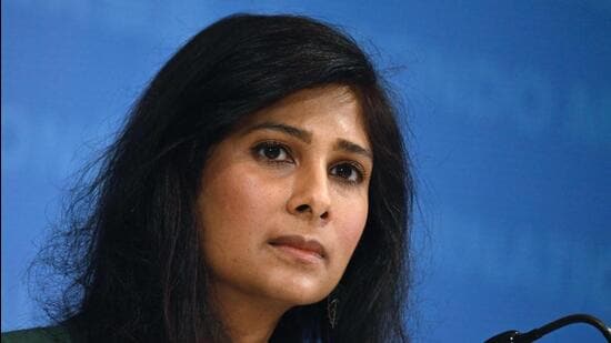 Gita Gopinath, the first deputy managing director of the International Monetary Fund (IMF). (AFP)