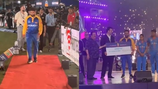 Rishabh Pant receives grand welcome at Delhi Premier League; gets honoured for his T20 World Cup heroics