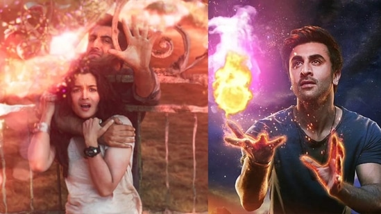 Ranbir Kapoor and Alia Bhatt in Brahmastra 